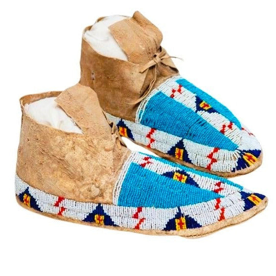 Native American Beaded Moccasin