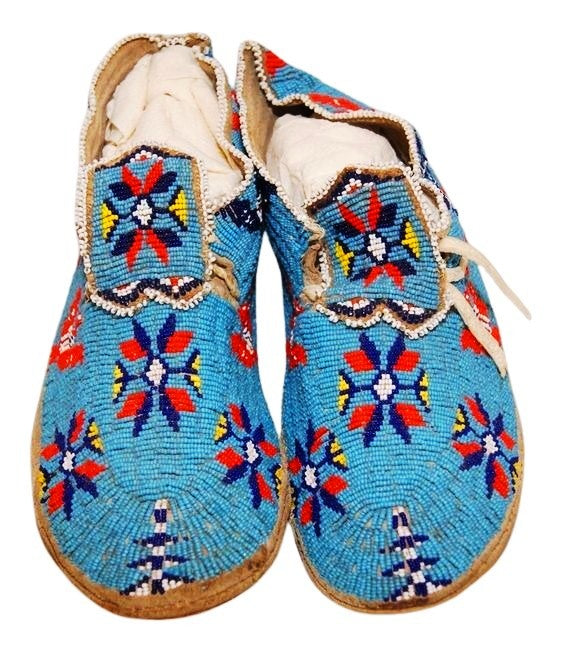 Native American Beaded Moccasin