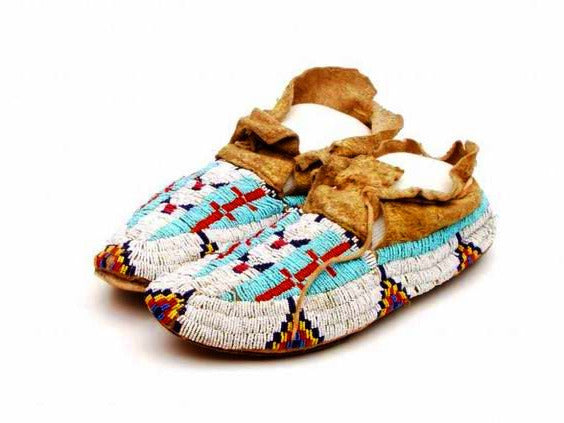 Native American Beaded Moccasin