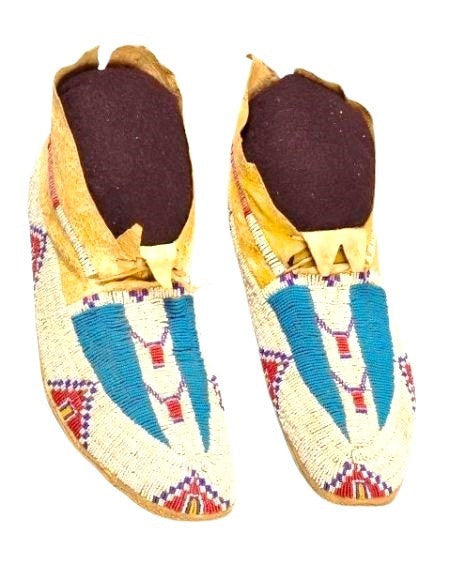 Native American Beaded Moccasin