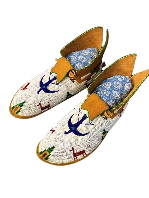 Native American Beaded Moccasin