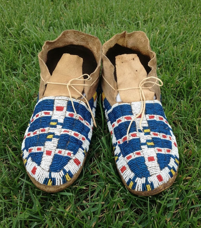 Native American Beaded moccasin