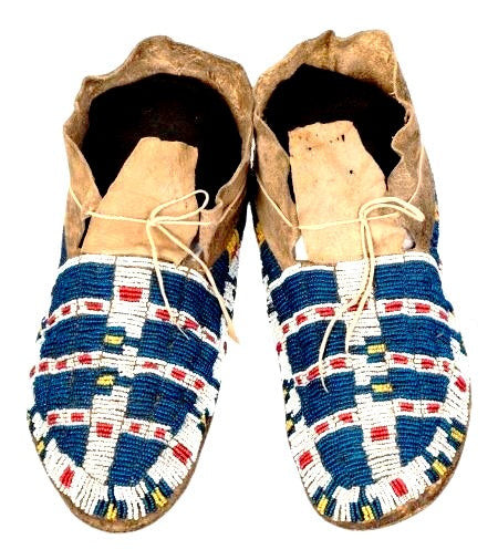 Native American Beaded Moccasin