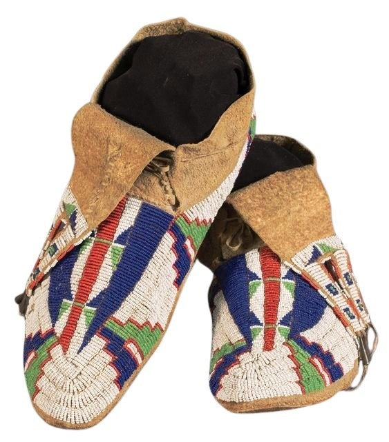 Native American Beaded Moccasin