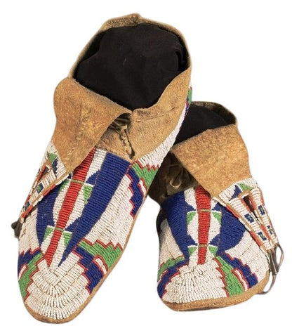 Native American Beaded Moccasin
