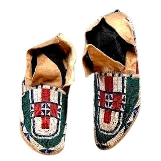 Native American Beaded Moccasin
