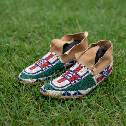 Native American Beaded moccasin