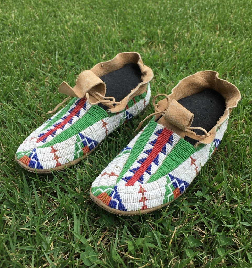 Native American Beaded moccasin