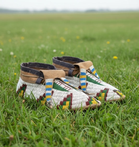 Native American Beaded moccasin