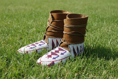 Native American Beaded moccasin