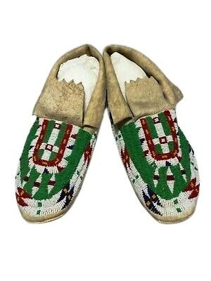 Native American Beaded Moccasin