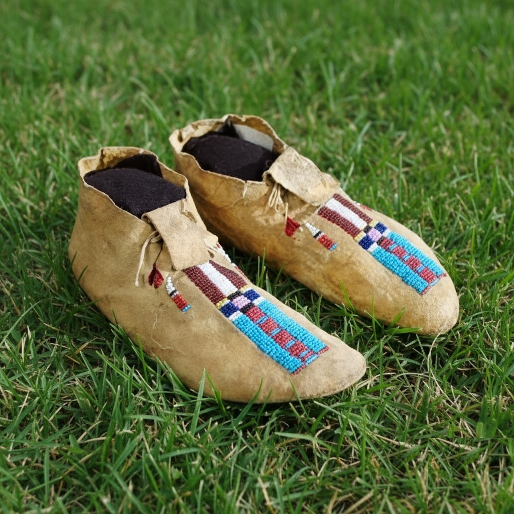 Native American Beaded moccasin