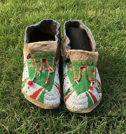 Native American Beaded moccasin