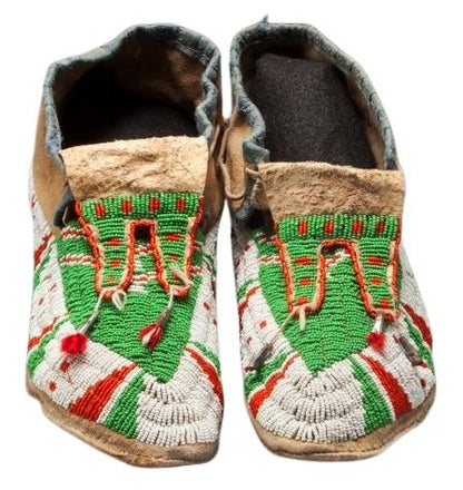 Native American Beaded Moccasin