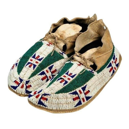 Native American Beaded Moccasin