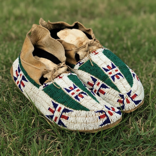 Native American Beaded moccasin