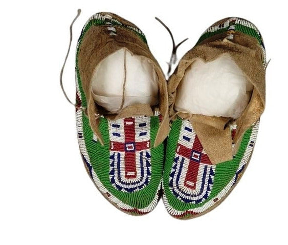 Native American Beaded Moccasin