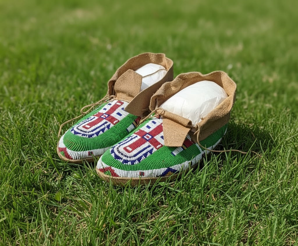Native American Beaded moccasin