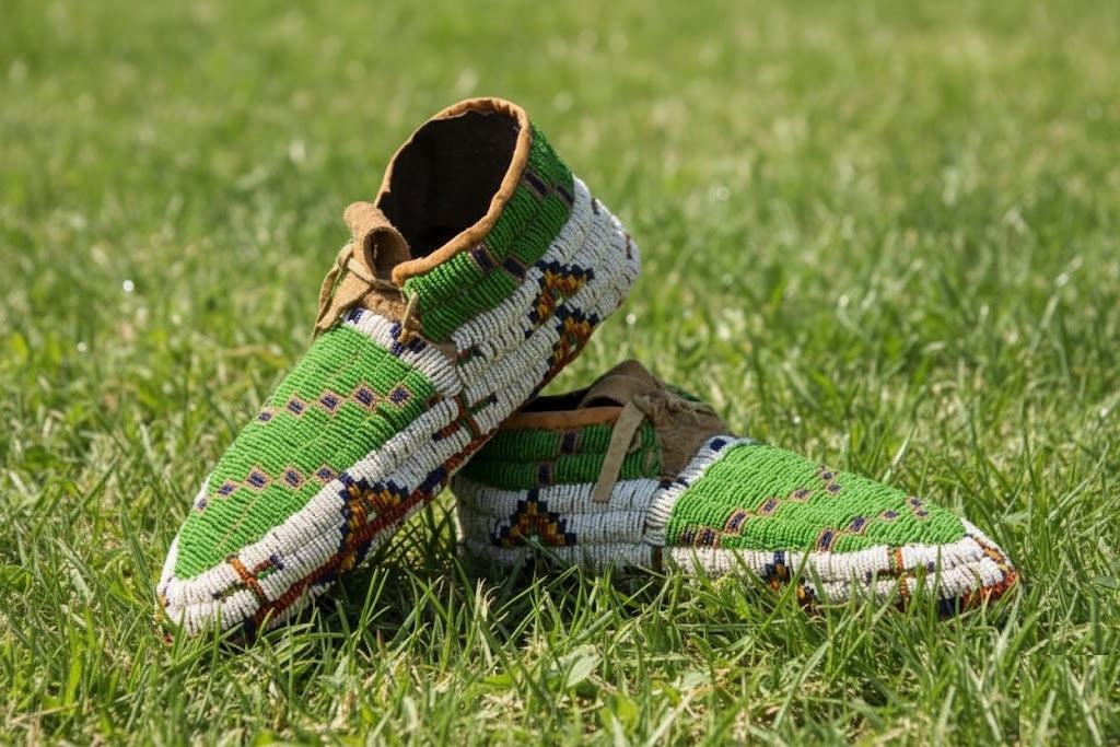 Native American Beaded moccasin