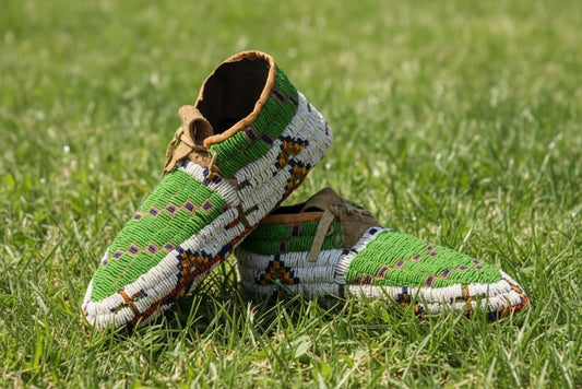 Native American Beaded moccasin