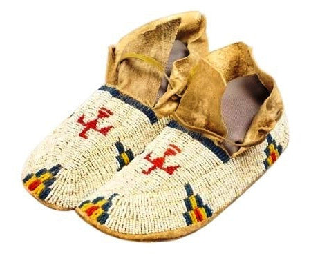 Native American Beaded Moccasin