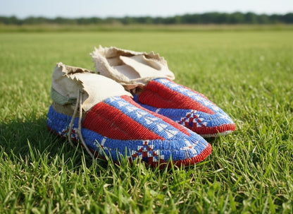 Native American Beaded moccasin