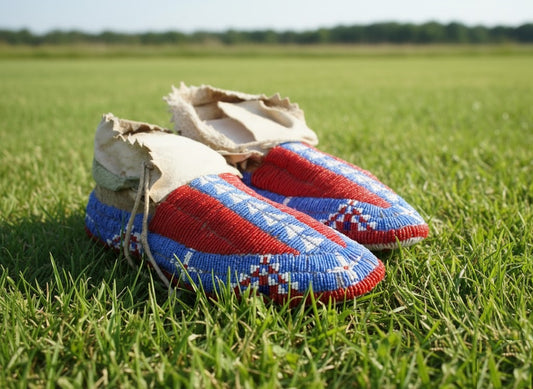 Native American Beaded moccasin