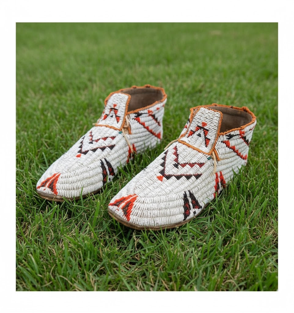 Native American Beaded moccasin