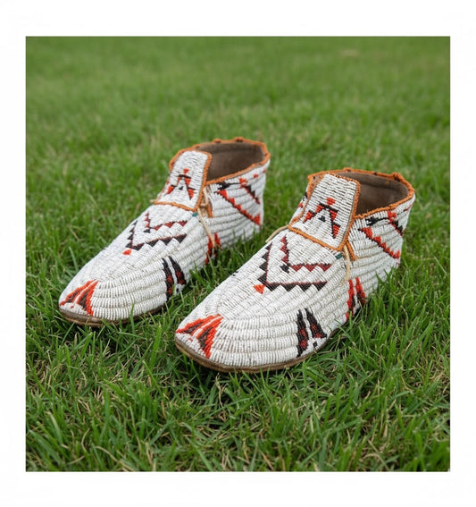 Native American Beaded moccasin