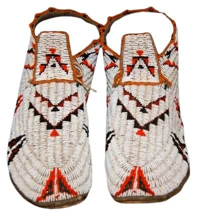 Native American Beaded Moccasin