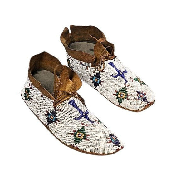 Native American Beaded Moccasin