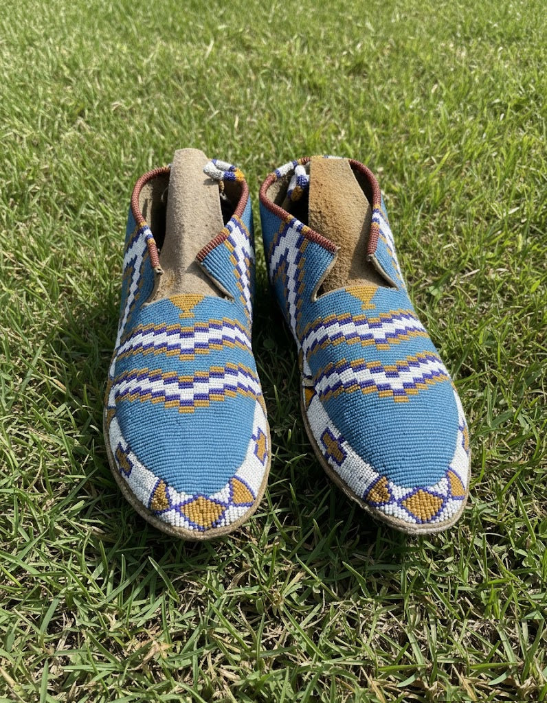 Native American Beaded moccasin