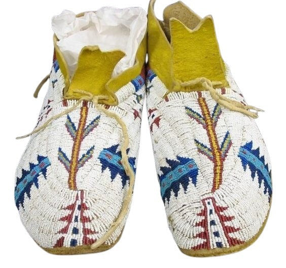 Native American Beaded Moccasin