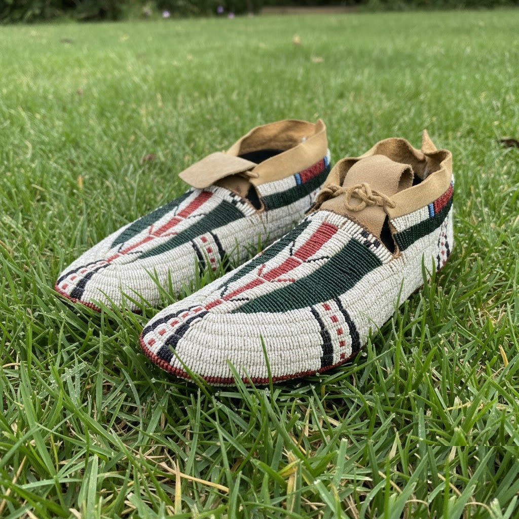 Native American Beaded moccasin