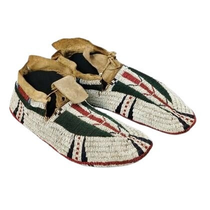 Native American Beaded Moccasin