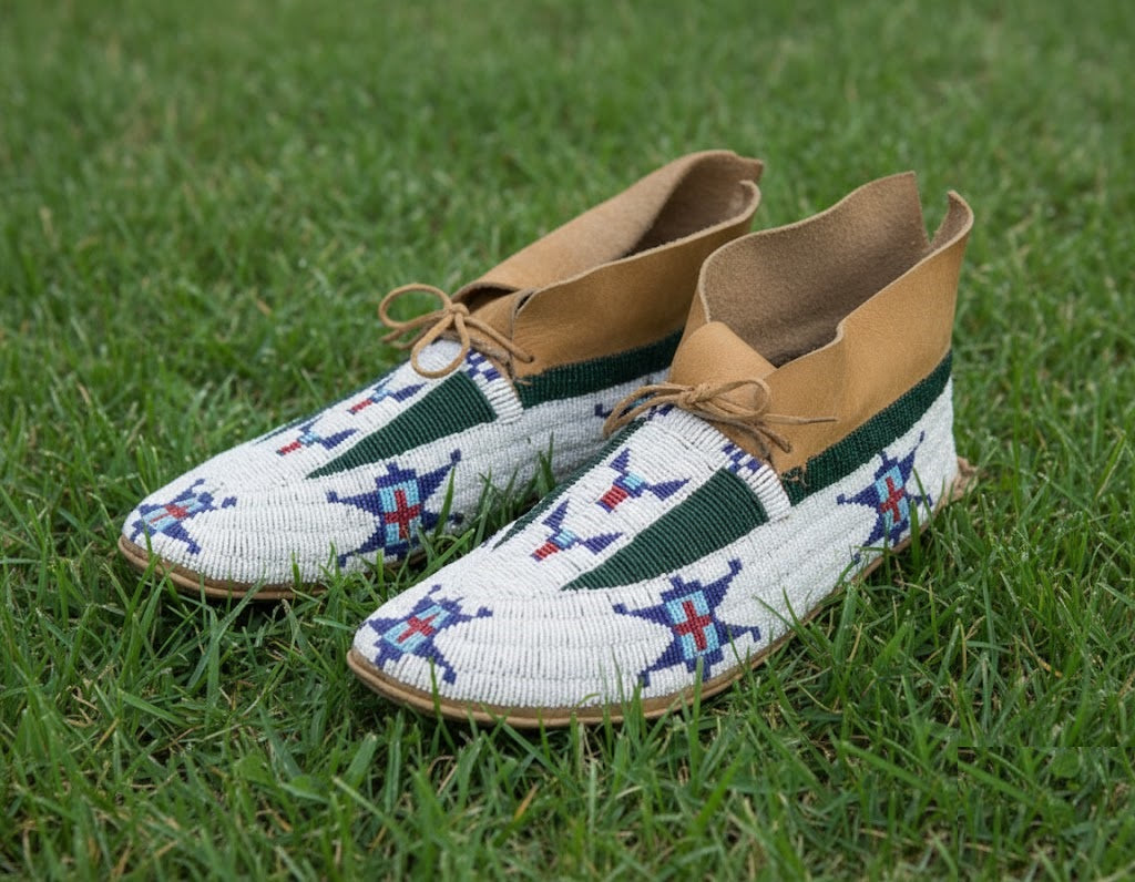 Native American Beaded moccasin