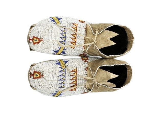 Native American Beaded Moccasin