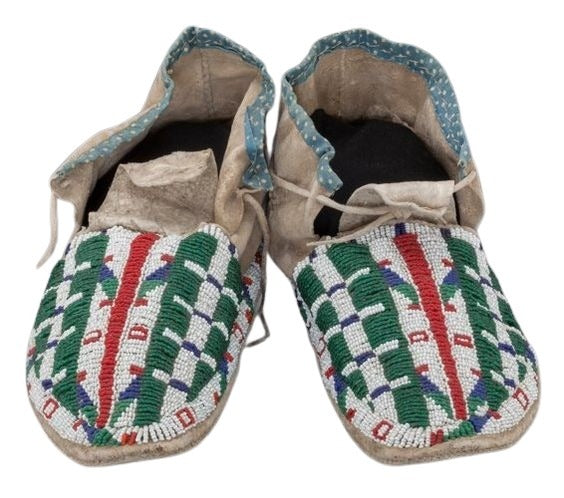 Native American Beaded Moccasin