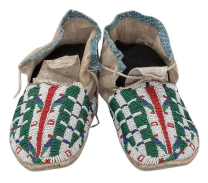 Native American Beaded Moccasin