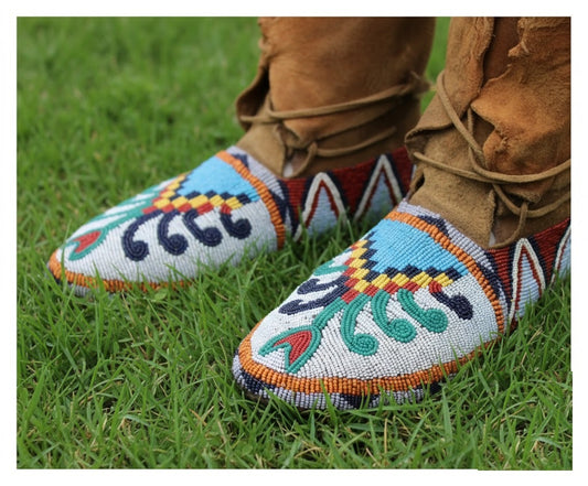 Native American Beaded moccasin