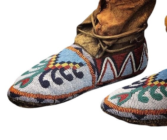Native American Beaded Moccasin