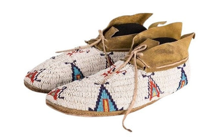 Native American Beaded Moccasin