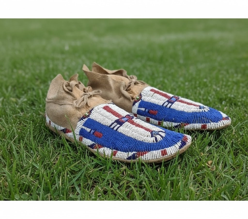 Native American Beaded moccasin