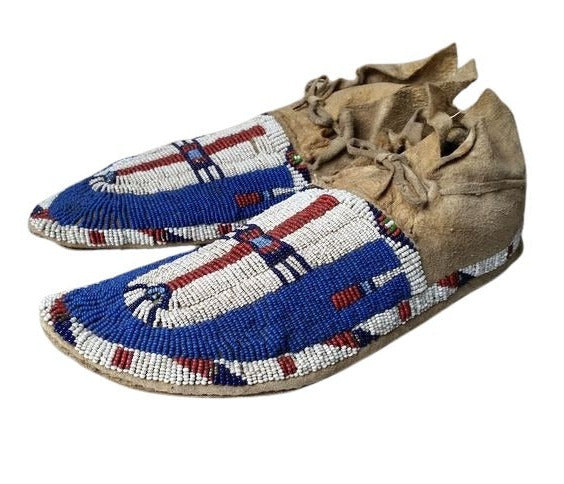 Native American Beaded Moccasin