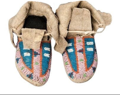 Native American Beaded Moccasin