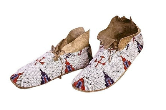 Native American Beaded Moccasin