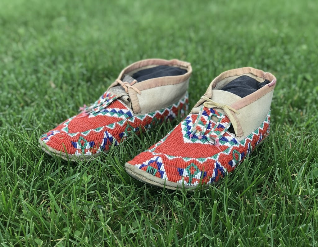 Native American Beaded moccasin