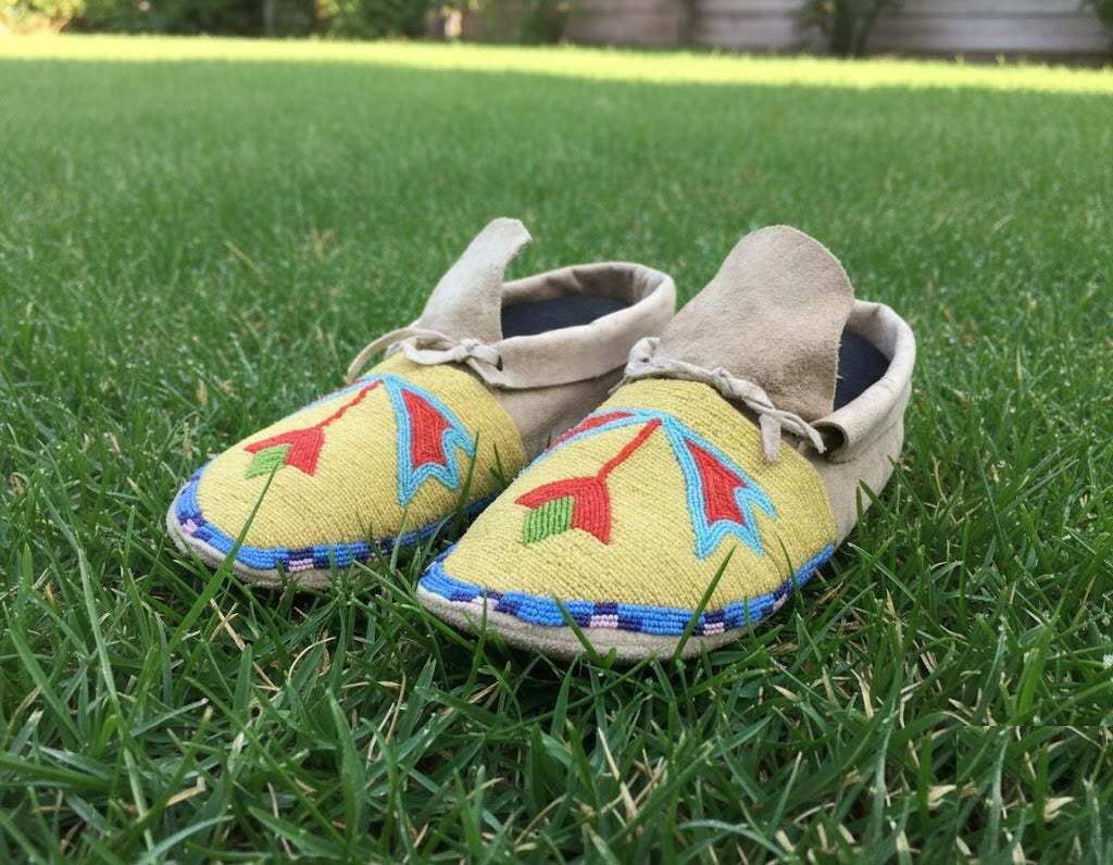 Native American Beaded moccasin