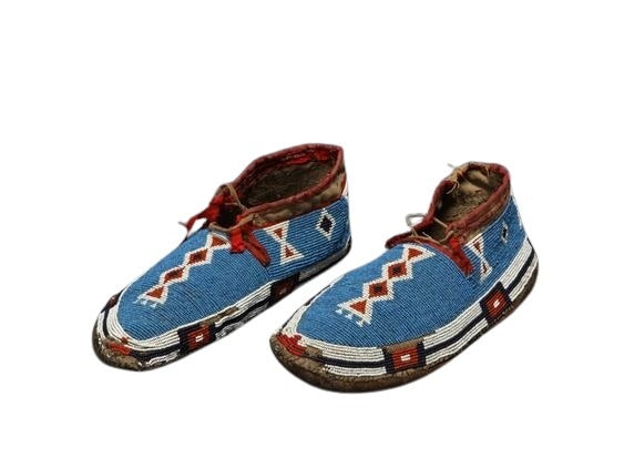 Native American Beaded Moccasin