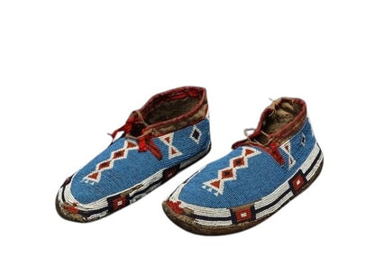 Native American Beaded Moccasin